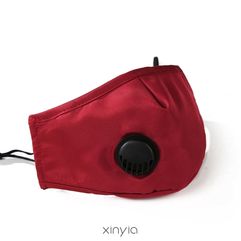 (Hàng Mới Về) Khẩu Trang Cotton Chống Bụi Với Bộ Lọc Than Hoạt Tính