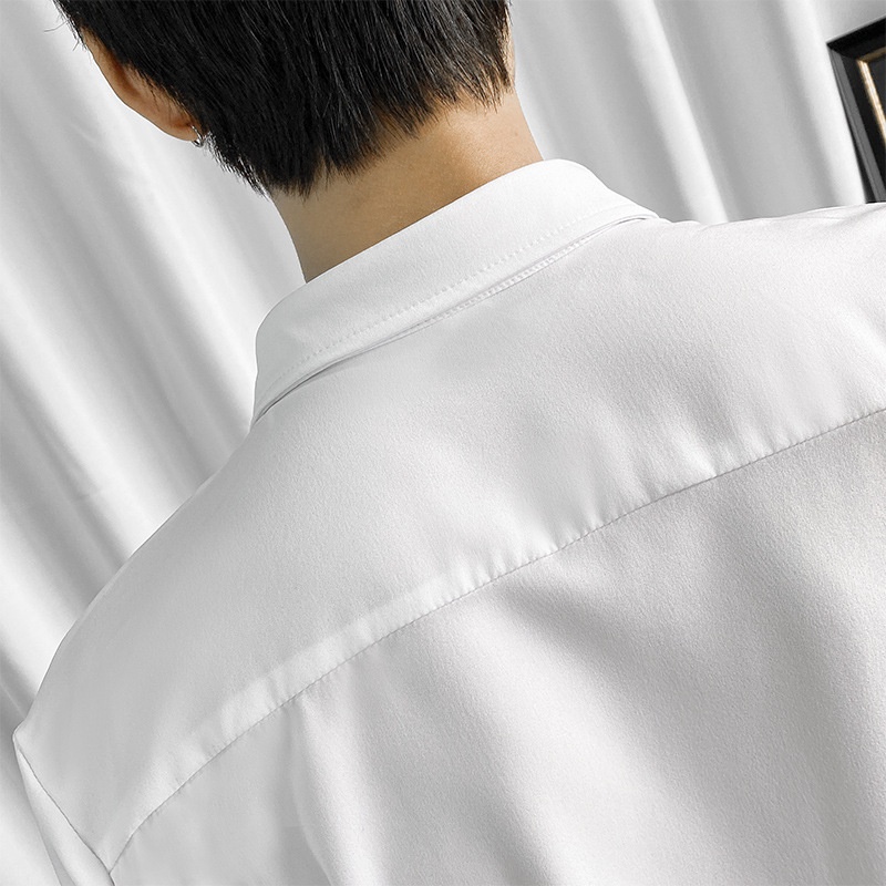 Áo sơ mi nam tay ngắn SANVADIO áo sơ mi tay lỡ giấu khuy form rộng dáng unisex phong cách hàn quốc hottrend 2022 ASM44