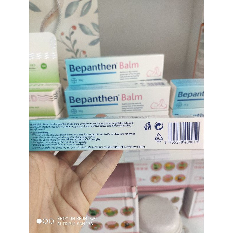 Kem trị hăm Bepanthen Balm 30gr cho bé