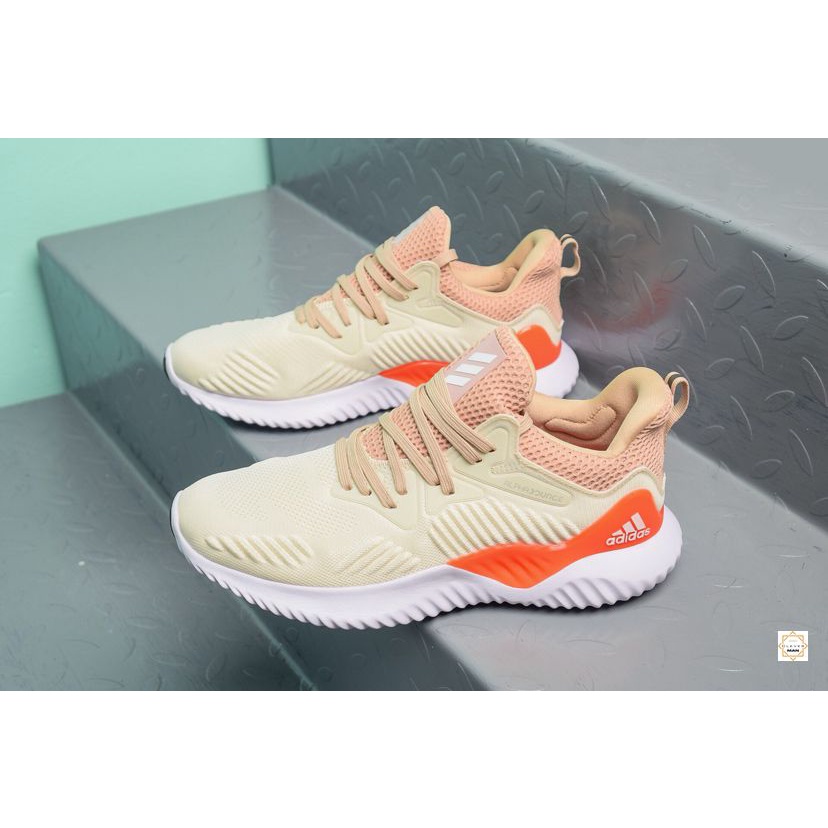 Giày Thể Thao Alphabounce Beyond 2018 Cream White Red Màu Kem Trắng Sữa đế Trắng đỏ Cực Êm Thoáng Khí  Clever Man Store