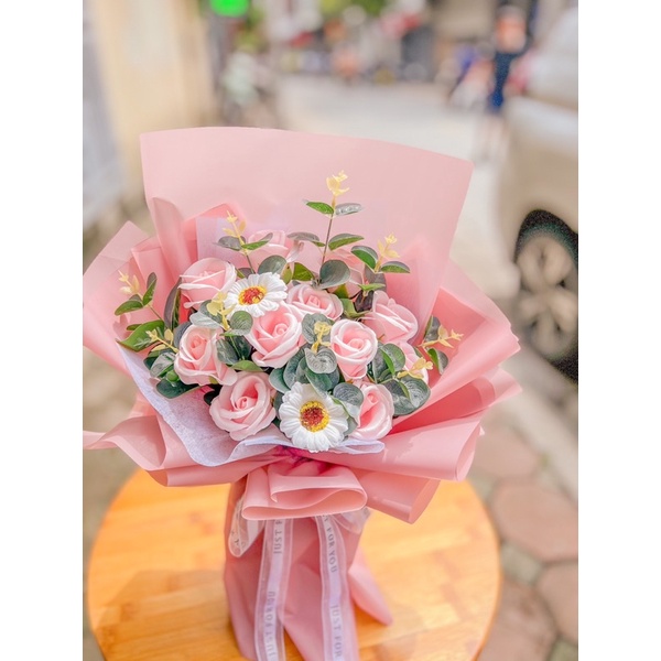 Bó hoa sáp mix🌹 thơm vĩnh cửu 💟 Phong cách Hàn Quốc 💟