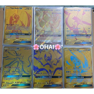Thẻ Lẻ Pokemon GOLD Tiếng Anh GX Chính Hãng