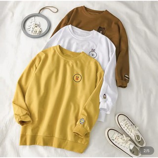 Áo Sweater Bộ ba bạn thân Vịt , Thỏ , Gấu 🐥🐹🐻