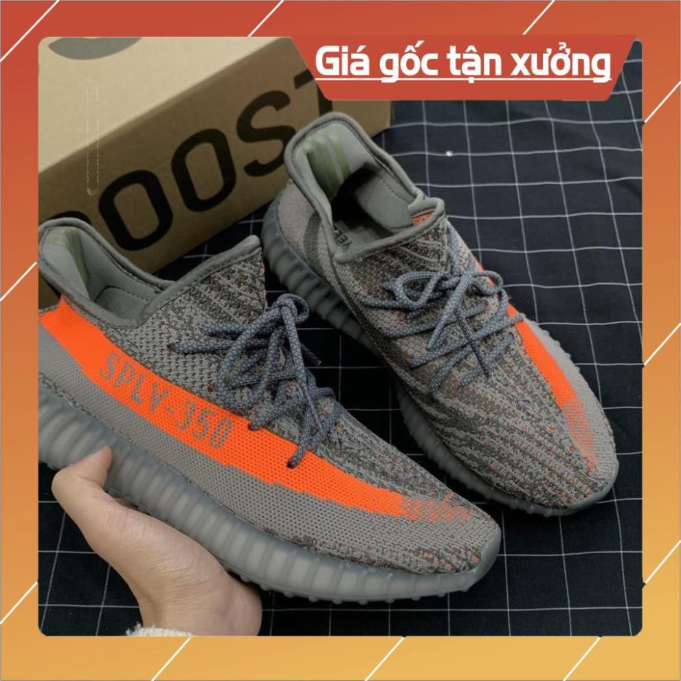 [Freeship+ Hàng Xịn] Giày Sneaker Yz350 Vạch Cam Fullbox