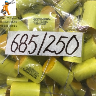 4 tụ phân tần loa 6.8uf250v