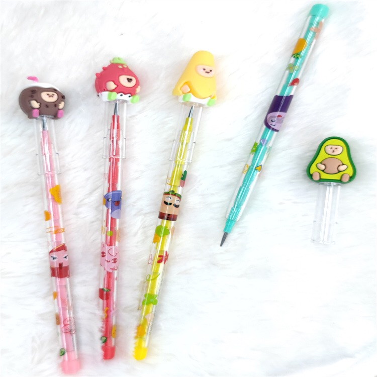 Bút Chì Khúc Hình Trái Cây Giao Mẫu Ngẫu Nhiên