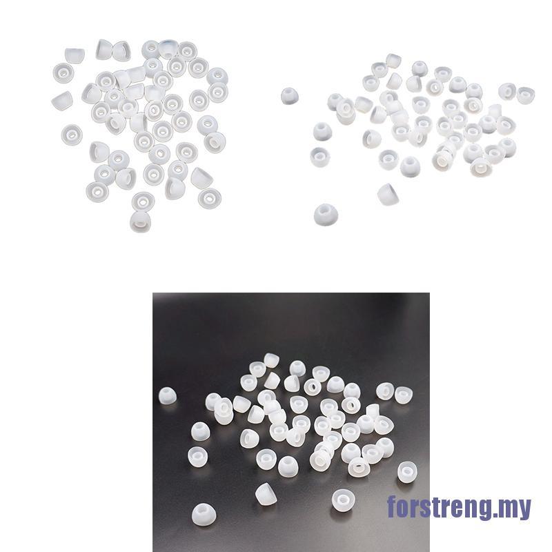 Set 50 Nút Bọc Tai Nghe Nhét Tai Silicon Mềm 11mm