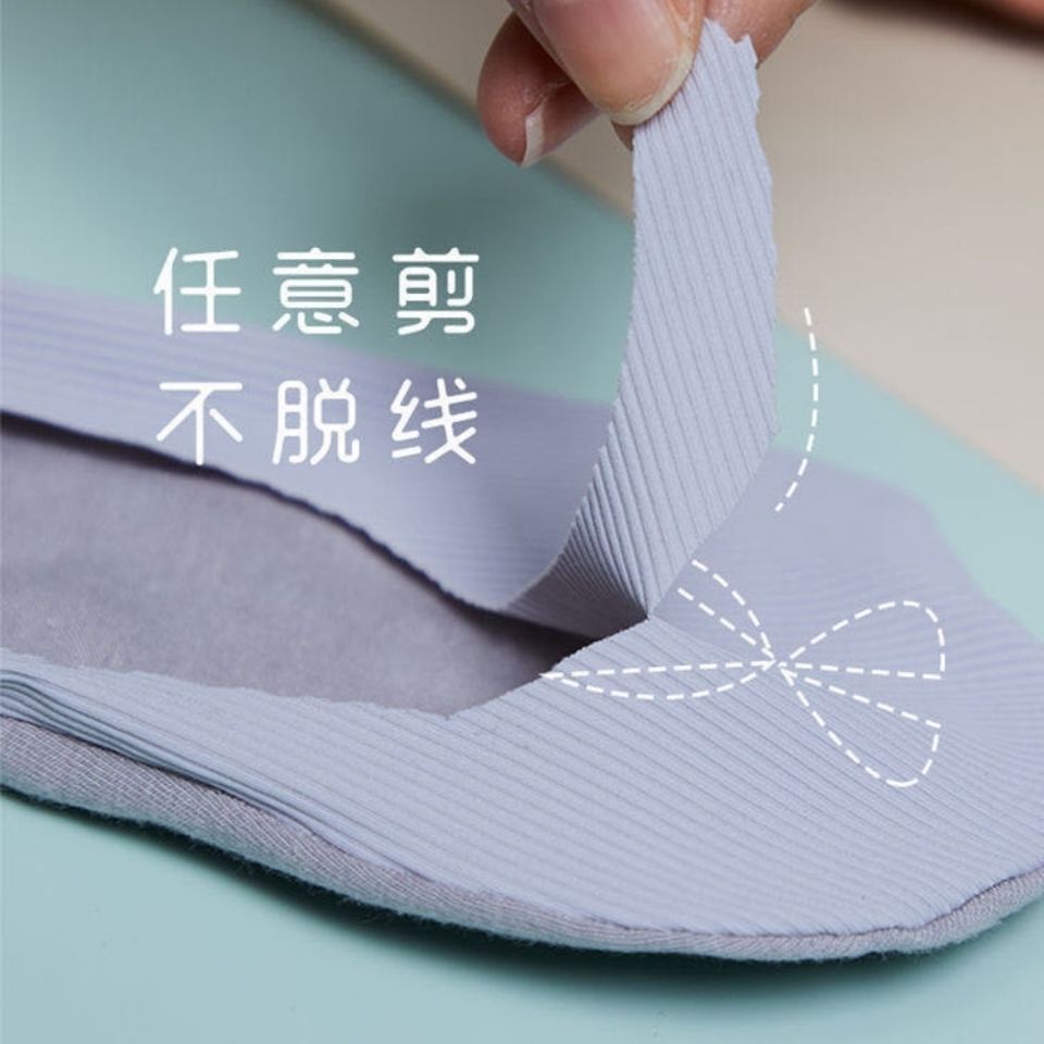 Vớ Lụa Băng Lụa Lạnh Mỏng Tàng Hình Chống Trượt Khử Mùi Hôi Silicone Nylon Cho Nữ