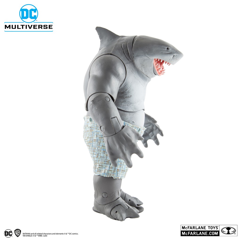 Mô hình McFarlane 🦇 DC Multiverse 10 in KING SHARK™ (GOLD LABEL) 🦇- Suicide Squad Movie