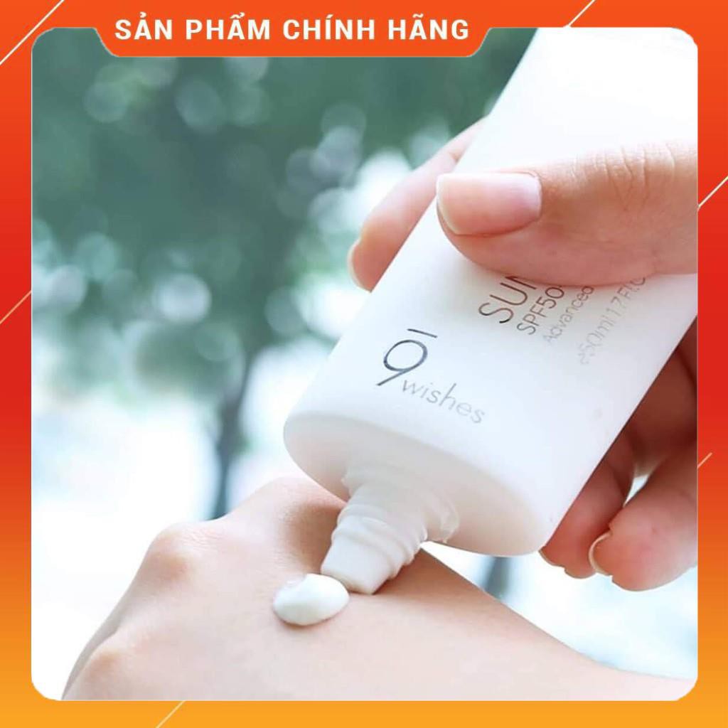 Kem Chống Nắng 9Wishes Bảo Vệ Và Dưỡng Ẩm Da 50ml Sun Moisturizer SPF 50+ PA+++ | BigBuy360 - bigbuy360.vn