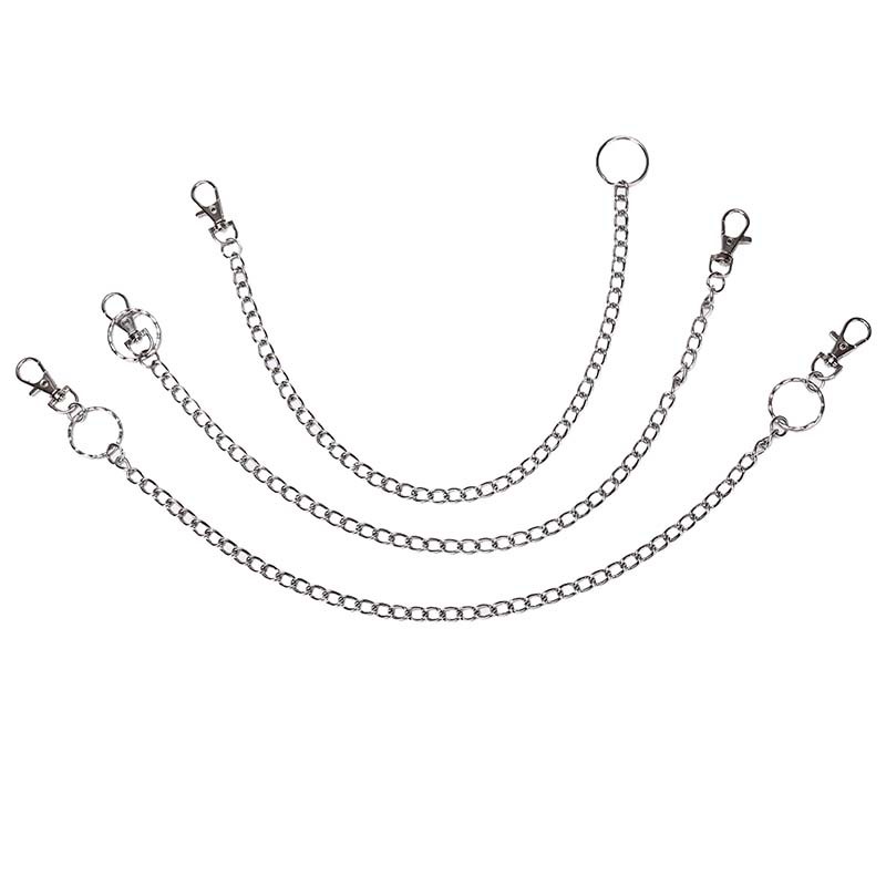 Dây xích kẹp thắt lưng siêu dài 3 kiểu phong cách punk