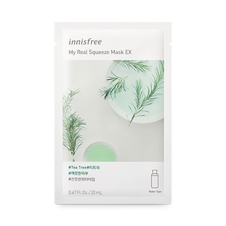 Mặt Nạ Giấy Chiết Xuất Tràm Trà Innisfree My Real Squeeze Mask Tea Tree