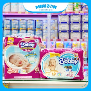 Tã/Bỉm Quần Bobby NB1/ NB2/ SS70/ S56/ LD68/ LQ68/ XL62 Cho Bé | Minizon Kids