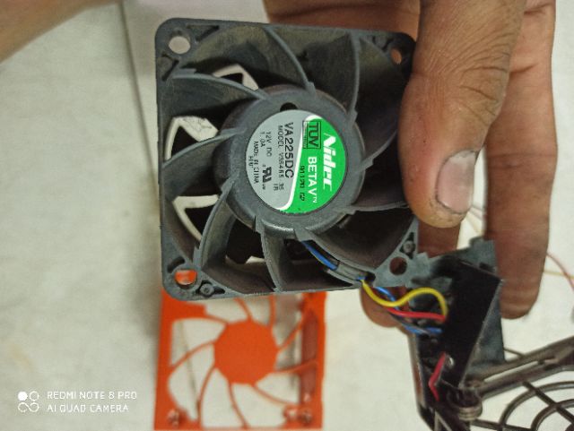 Quạt nidec 12v 1.1A 3pin, vuông 6x6cm chạy mạnh mẻ