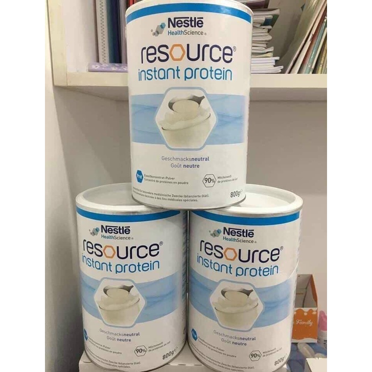 Sữa Bột Cho Người Bị Tiểu Đường Nestle Resource Instant Protein 800g/Hộp Đức