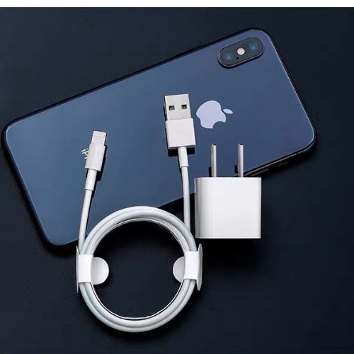 Bộ Sạc IPhone FOXCONN - Cáp Sạc Chân Lightning - Củ Sạc Dạng Vuông 5V/1A Sạc Ổn Định Và An Toàn - Bảo Hành 12 Tháng