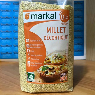 Hạt Kê Hữu Cơ Bóc Vỏ Markal 500g