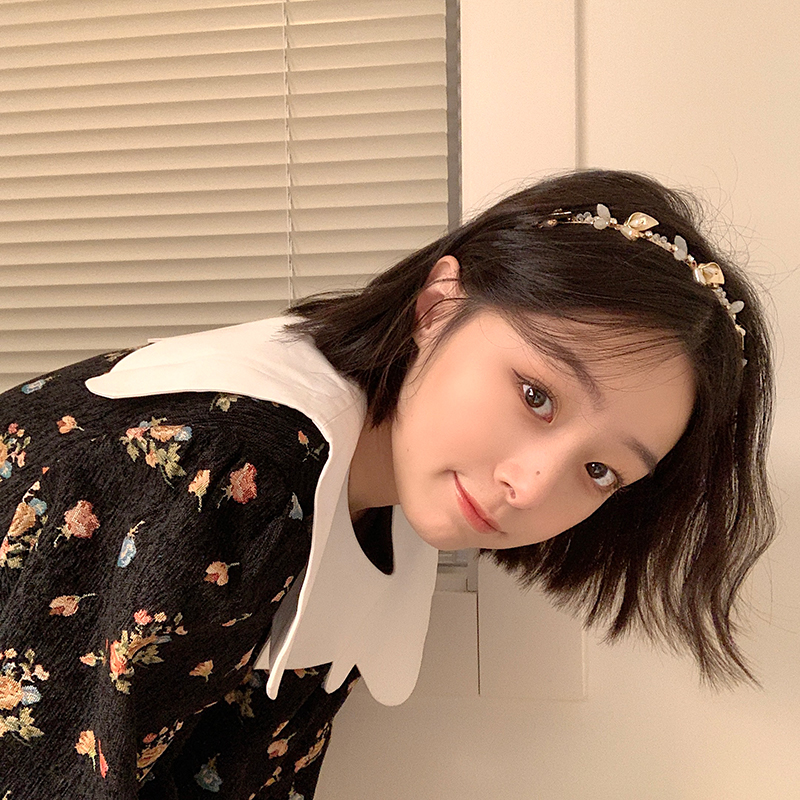 Băng đô đính ngọc trai phong cách Hàn Quốc thời trang thanh lịch cho nữ