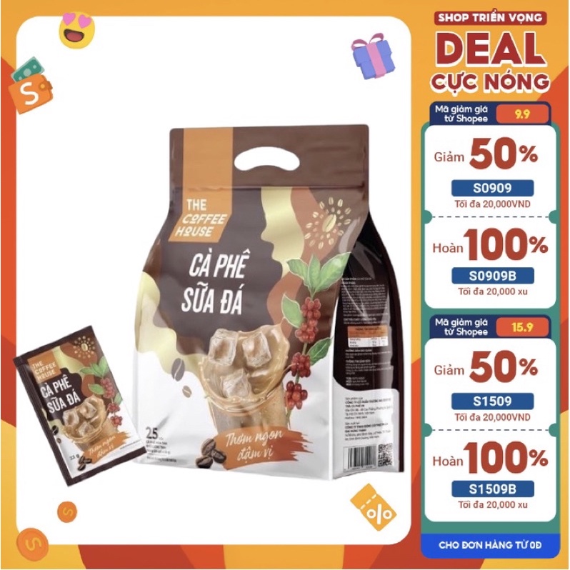 Cà phê hoà tan The Coffee House 25 gói x 22g