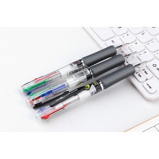 COMBO 5 bút bi 4 màu ngòi 0.7mm Agile Baoke B48
