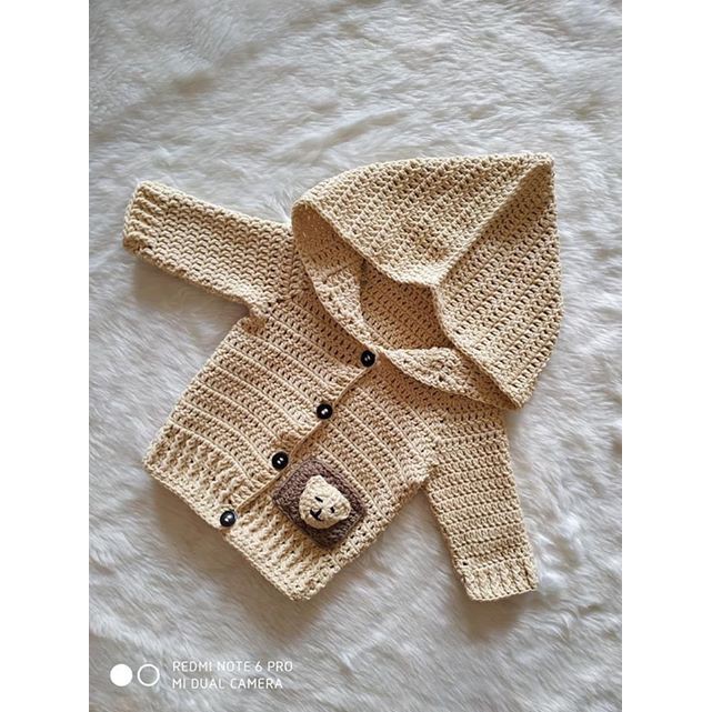 Áo khoác len handmade cho bé
