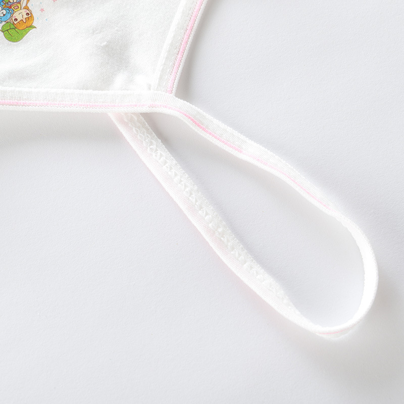 Áo Ngực Cotton Mềm Màu Trơn Thoáng Khí Thoải Mái Cho Bé Gái 8-16 Tuổi