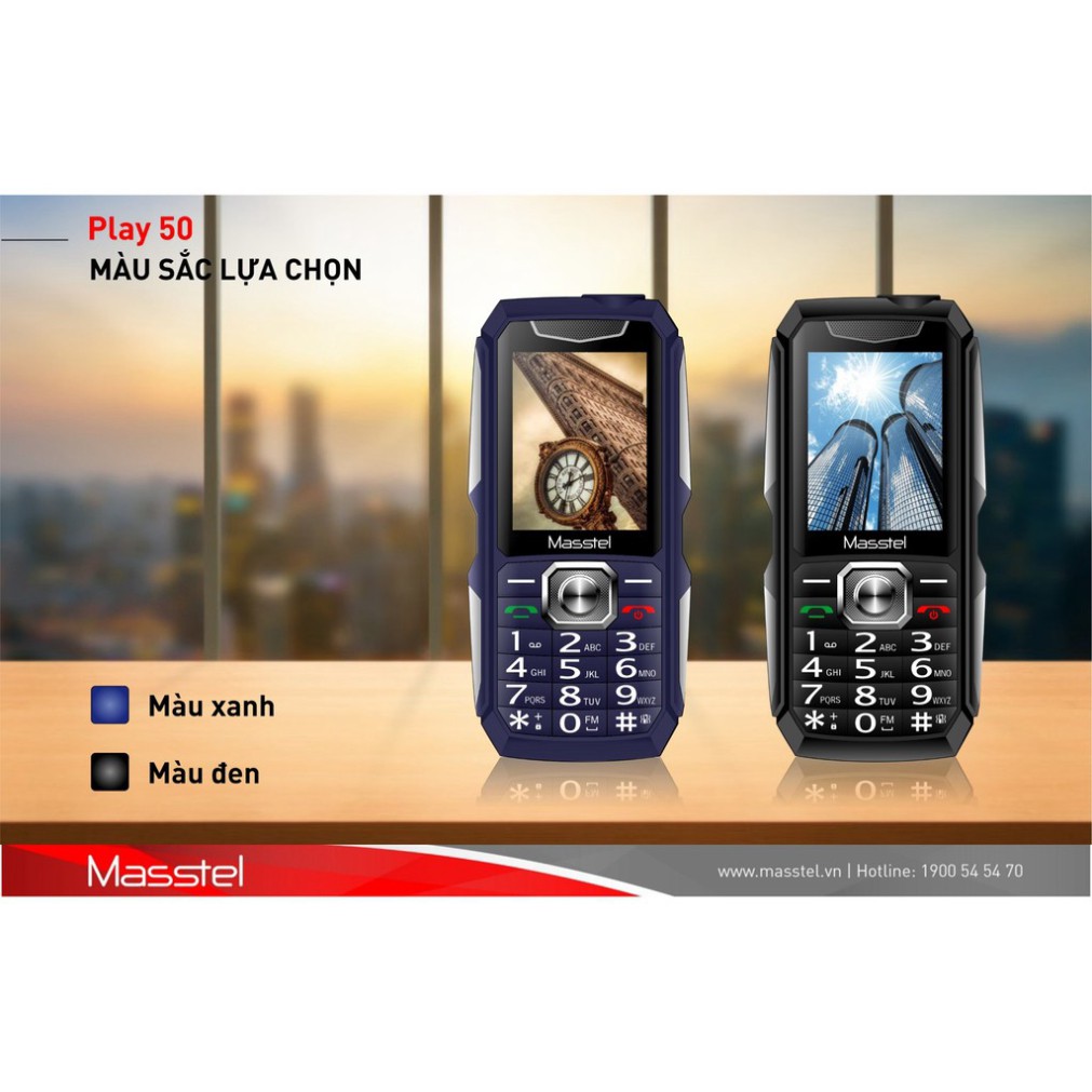 Điện Thoại Masstel Play 50 Loa khủng - Pin trâu 3000mah sản phẩm mới - Hãng Phân Phối Chính Thức. | BigBuy360 - bigbuy360.vn