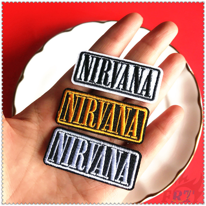 ✿ Rock and Roll Band：NIRVANA Patch ✿ 1Pc Rock Band Diy Embroidery Patch Sew on Iron on Badges Patches