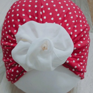 Turban hoa voan cho bé