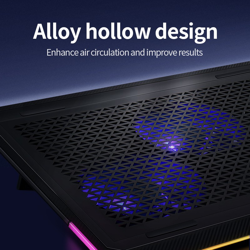 Đế tản nhiệt làm mát RGB LLANO chất lượng cao tiện dụng cho máy tính xách tay