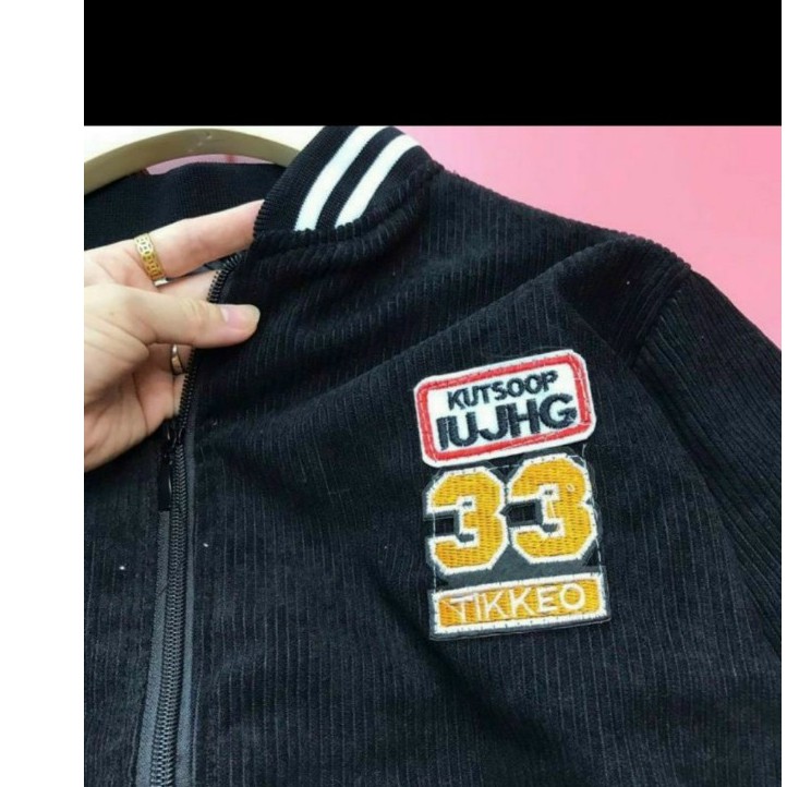 [DEAL] Áo Khoác Kaki Nam Nữ Unisex - Áo Jacket  Bomber Vải Nhung Siêu Hot(KK025) | BigBuy360 - bigbuy360.vn