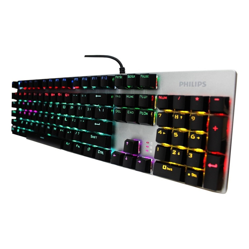 [Mã 33ELSALE hoàn 7% đơn 300K] Bàn Phím Cơ Gaming Philips SPK8404/ G404 LED RGB - HÀNG CHÍNH HÃNG