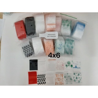 Gói 50c túi zip 4x6 nhiều màu
