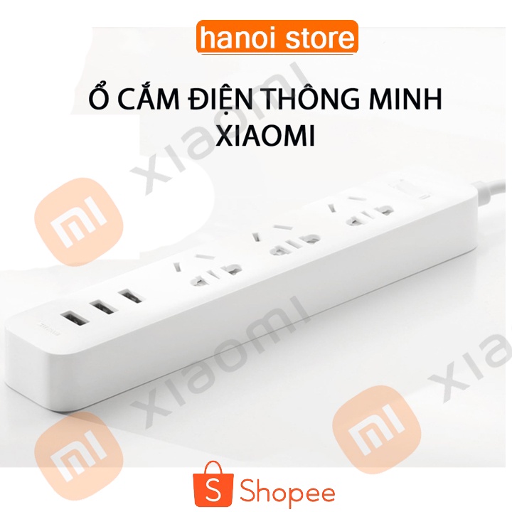 Ổ Cắm điện Xiaomi Mi Power Strip 3 Cổng USB