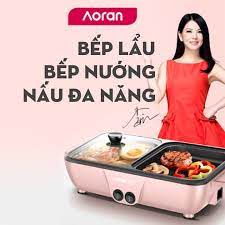 Nồi Lẩu Kiêm Nướng 🥘 2in1 Mini Hàn Quốc🥘 Bếp Lẩu Nướng Đa Năng Cao Cấp Bảo Hành 3 Tháng