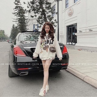 Áo nỉ bông in hình Vịt Donal