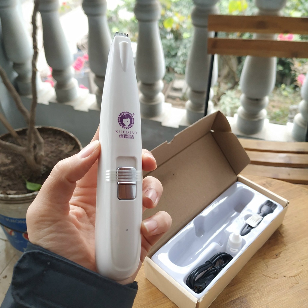 [FREESHIP] Tông đơ cạo lông bàn chân cho chó mèo HK-275A, cạo bàn chân chó mèo, phụ kiện đầy đủ, máy êm, lỗi 1 đổi 1