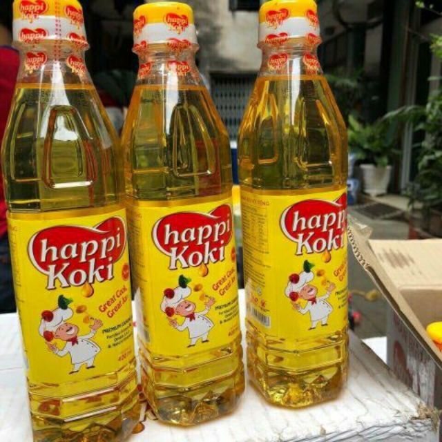 Dầu ăn Happi Koki 400ml