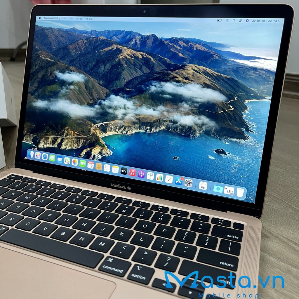 Máy tính MacBook Air 2020 13 inch – (M1/8GB/256GB) – Đủ màu – Openbox used