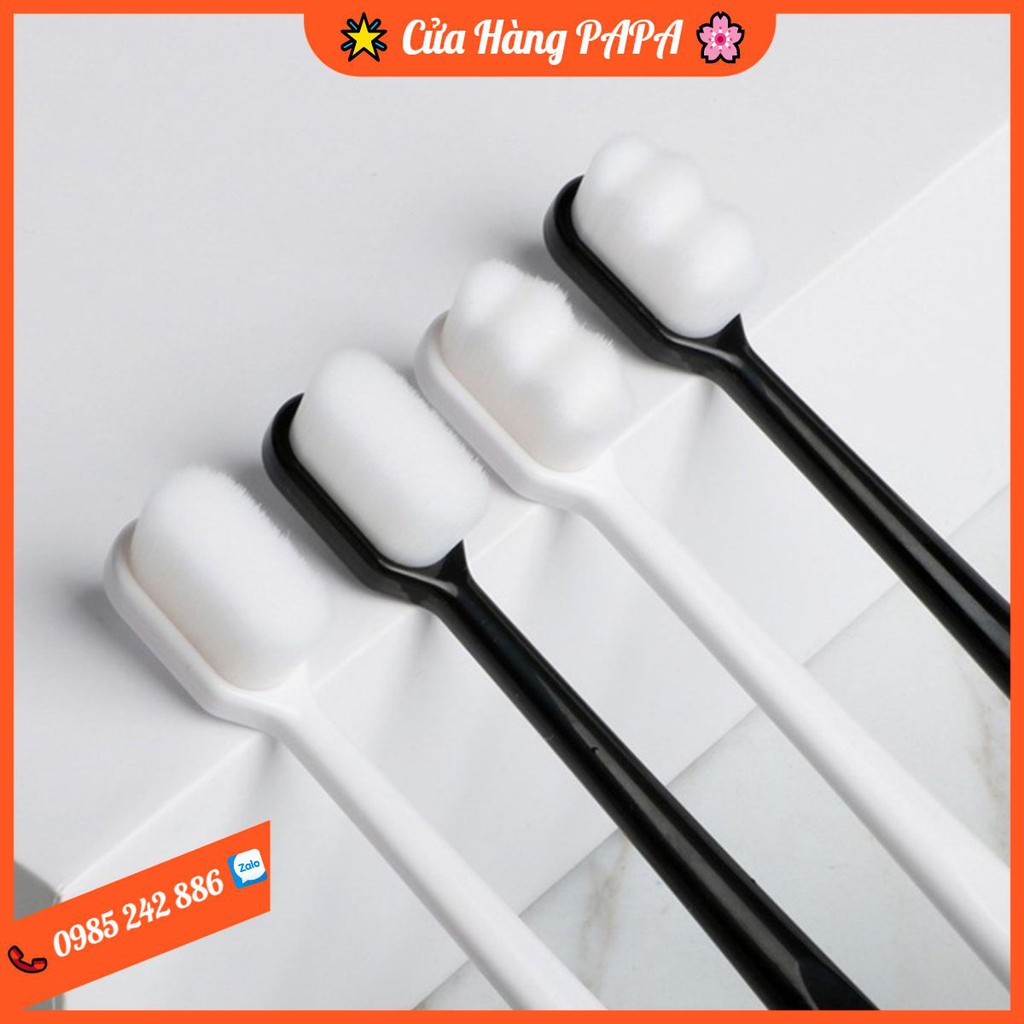 Bàn Chải Đánh Răng 12.000 Sợi Lông Tơ Siêu Mềm Có Hộp Đựng [Nội Địa TQ Siêu Xịn]