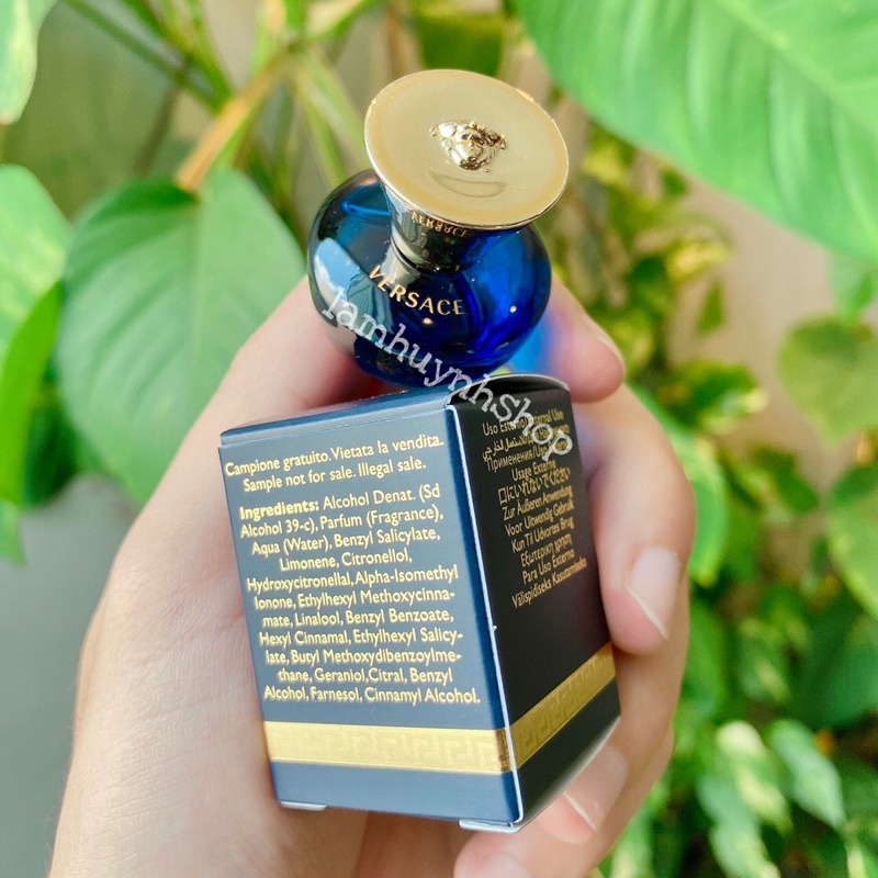Nước hoa mini VERSACE DYLAN BLUE femme nữ 5ml