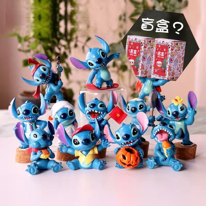 Búp bê hình Stitch dễ thương dùng trang trí xe hơi