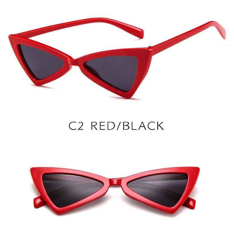 Kính mát mắt mèo chống tia UV400 phong cách Hàn Quốc cho nữ