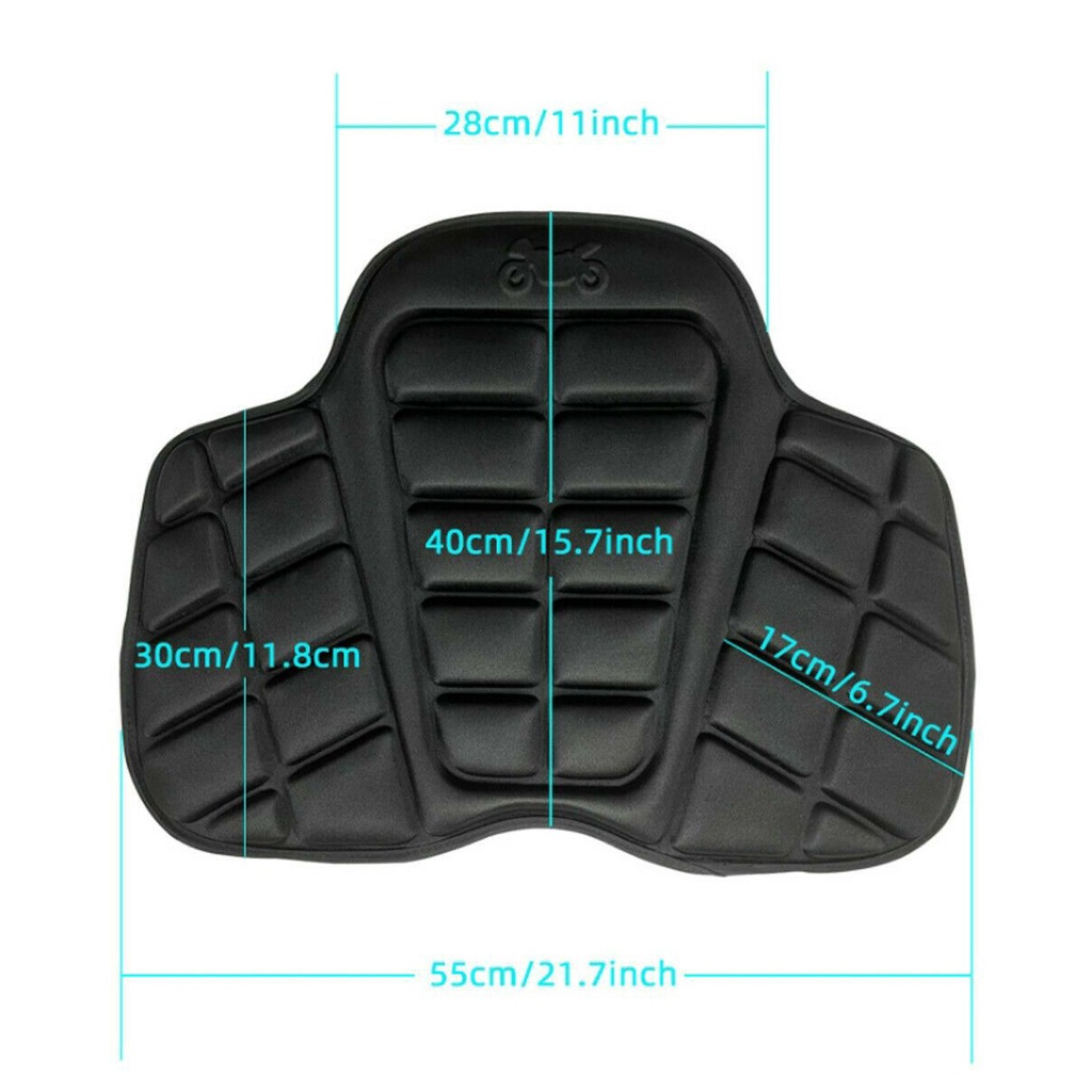 Đệm Gel Lót Yên Xe Máy 3D Chống Trượt Thoải Mái Chất Lượng Cao