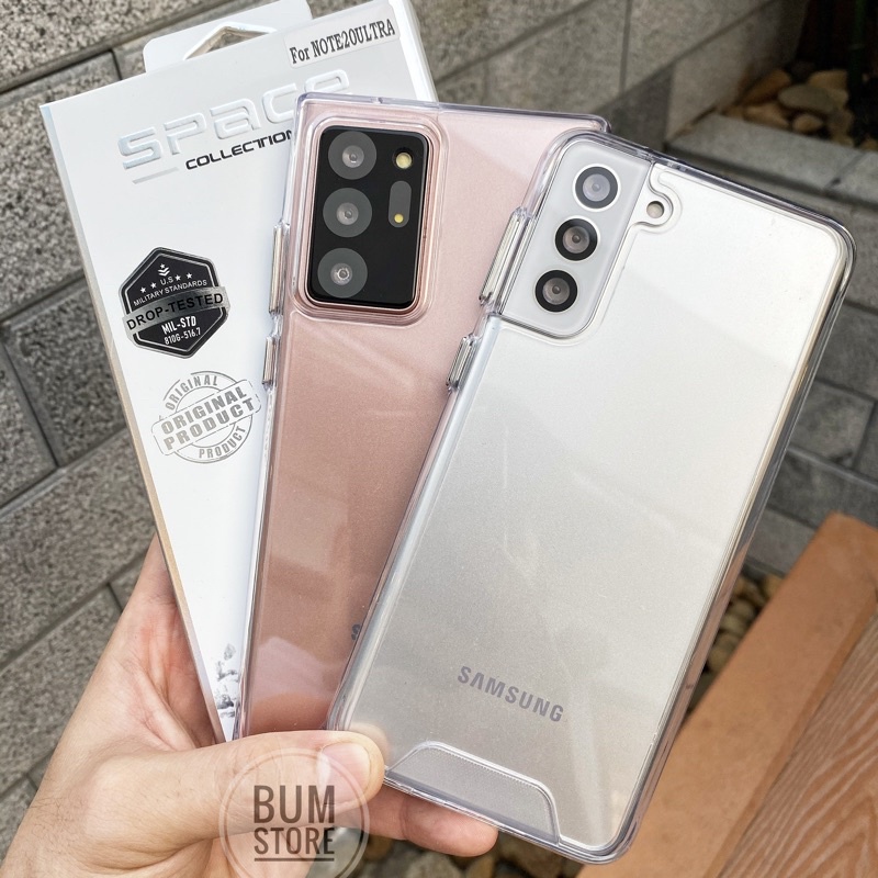 Ốp Lưng Trong Space Samsung S21 Ultra / S21 Plus / Note 20 Ultra / Note 20 / Note 10 Plus / Note 10 / Note 9 / S10 Plus