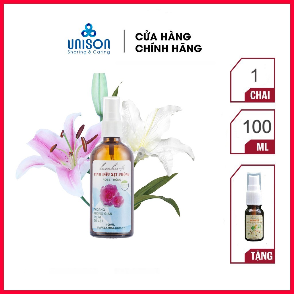 Tinh dầu xịt phòng hương Hoa Ly Lam Hà Lyli (100ml)