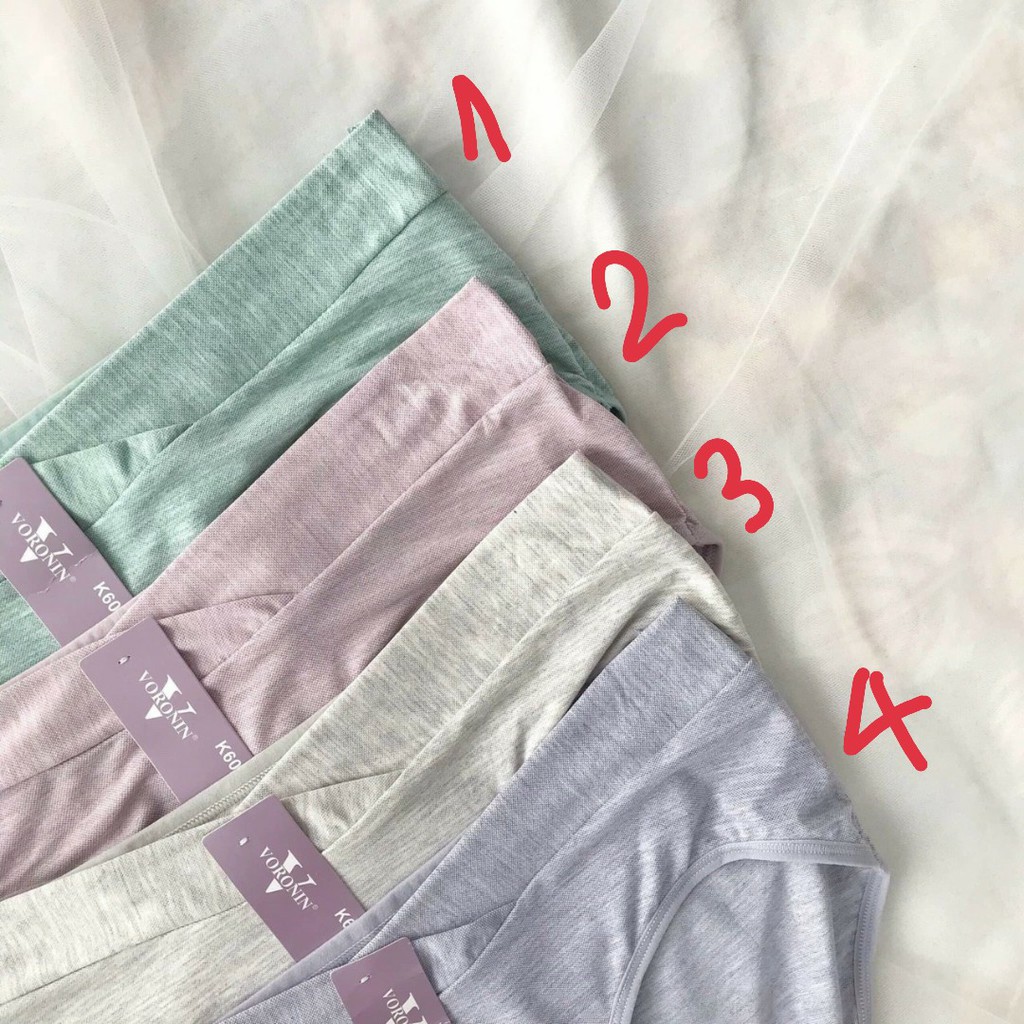 B7011.Quần lót bầu cạp chéo cotton siêu đẹp VORONIN (Size 40-80kg)
