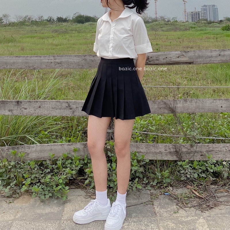 Chân váy xếp li tenis skirt nhiều màu Bazic one | BigBuy360 - bigbuy360.vn