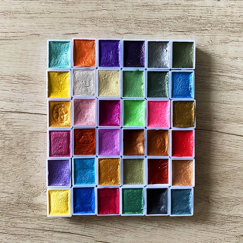 Màu nước ánh kim 36 tông màu tiện dụng