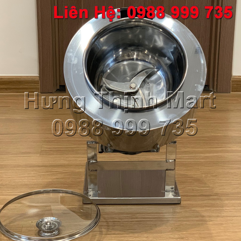 MÁY XAY GIÒ CHẢ CHÂN INOX 1.1KW – NỒI 22CM – 1.5KG/LẦN CÓ BAO ĐÁ